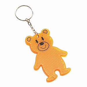 Reflective teddy key ring TEDDY