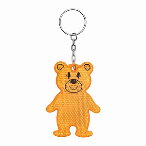 Reflective teddy key ring TEDDY