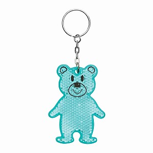 Reflective teddy key ring TEDDY