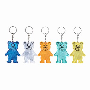 Reflective teddy key ring TEDDY