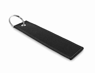 Remove before flight key ring, black