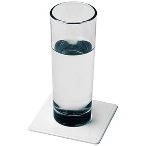 Renzo square plastic coaster