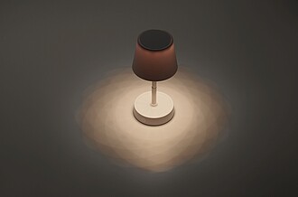 Retractable and rechargeable USB table lamp