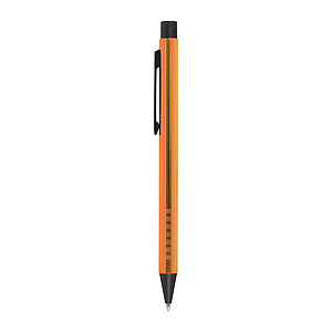 Retractable ballpen made of metal
