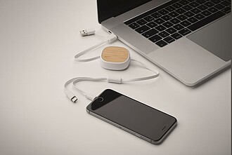 Retractable charging USB cable