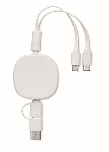 Retractable charging USB cable