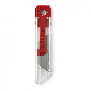 Retractable knife, red