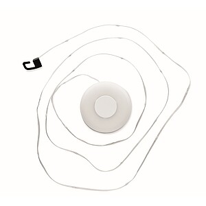 Retractable LED string light, black