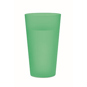 Reusable event cup 500ml, transparent green