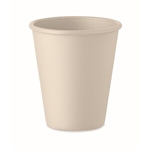 Reusable PLA single wall cup, beige
