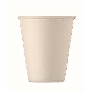 Reusable PLA single wall cup, beige