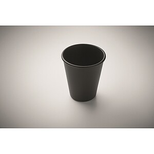 Reusable PLA single wall cup, black