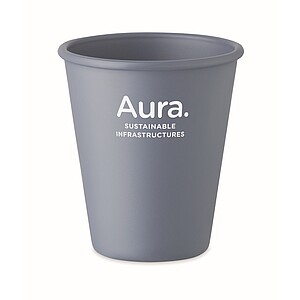 Reusable PLA single wall cup, petrol