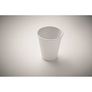 Reusable PLA single wall cup, white
