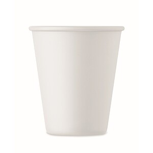 Reusable PLA single wall cup, white