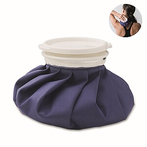 Reusable polyester ice pack, blue