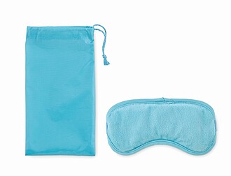 Reversible cooling eye mask, baby blue