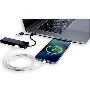 Rise RCS recycled aluminium USB 2.0 hub