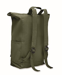 Roll top backpack 390 gr/m2, army Green