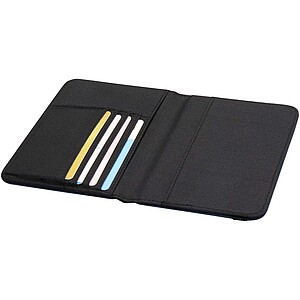 Ross GRS RPET RFID passport holder, heather navy