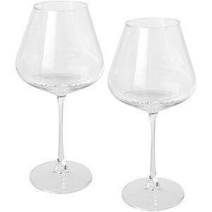 Rosso 2-piece wine glass set, transparent