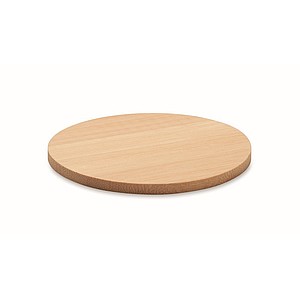 Round bamboo coaster