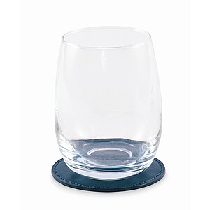 Round coaster in PU, french navy