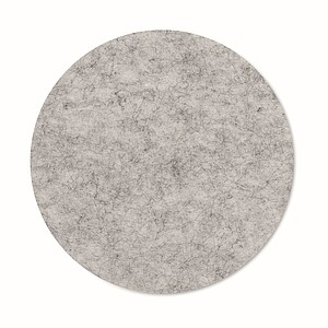 Round coaster in RPET felt