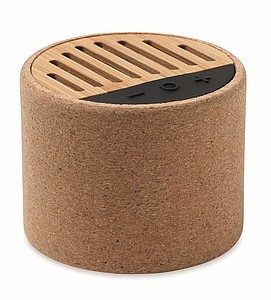 Round cork wireless speaker
