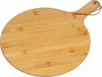 Round pizza and serving tray