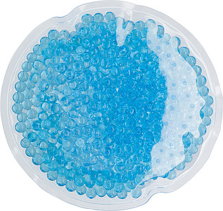 Round plastic hot/cold pack