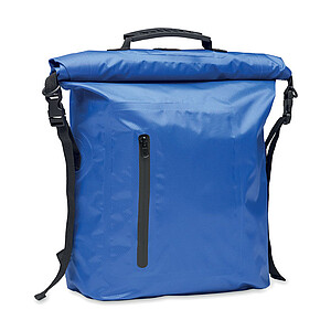 RPET 210D polyester waterproof rolltop backpack