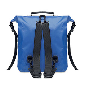 RPET 210D polyester waterproof rolltop backpack