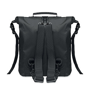 RPET 210D polyester waterproof rolltop backpack