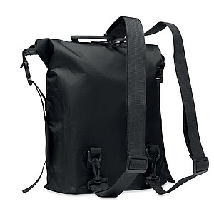 RPET 210D polyester waterproof rolltop backpack