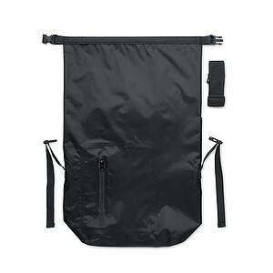 RPET 210D polyester waterproof rolltop backpack