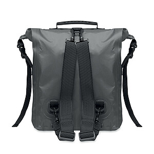 RPET 210D polyester waterproof rolltop backpack