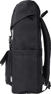RPET (290T) polyester twill flap backpack Marlowe