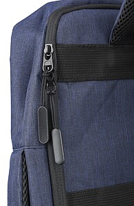 rPET (300D) polyester laptop backpack, blue