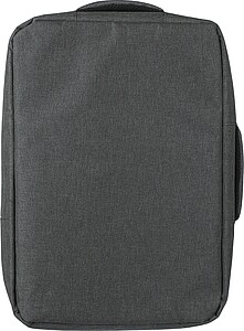 rPET (300D) polyester laptop backpack, grey