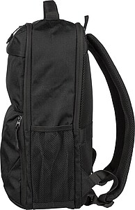 rPET (300D) polyester Ocean Bound backpack Tova, black
