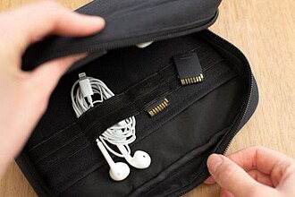 rPEt 300D polyester travel pouch Calix