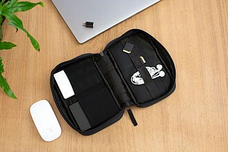 rPEt 300D polyester travel pouch Calix