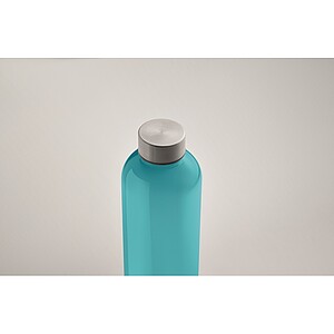 RPET bottle 1000ml, transparent blue