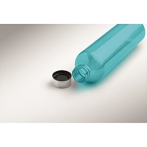 RPET bottle 1000ml, transparent blue