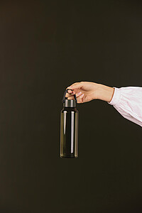 RPET bottle 550 ml, green