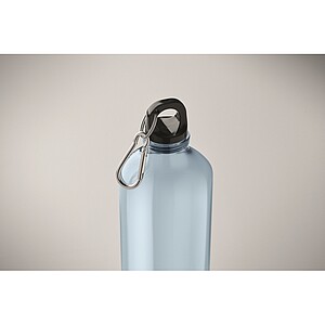 RPET bottle 750ml, transparent light blue