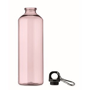 RPET bottle 750ml, transparent pink