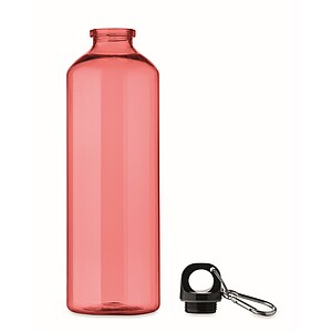 RPET bottle 750ml, transparent red
