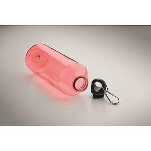 RPET bottle 750ml, transparent red